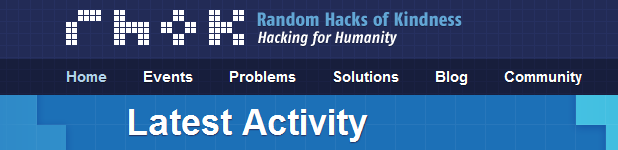 Random Hacks of Kindness est de retour!