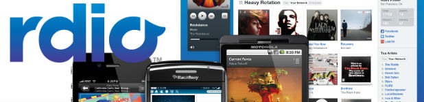 Rdio, un essai de la plateforme musicale [Test]
