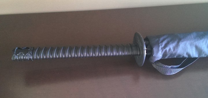 Parapluie à manche de Katana [Test]