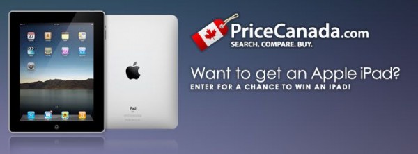 concours pricecanada ipad 600x222 - Concours Gagnez un iPad 16Go!