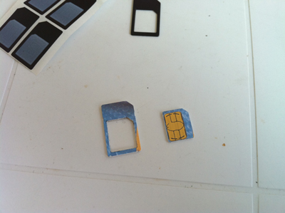 TUTO] Découper une carte SIM (de Micro SIM à Nano SIM) 