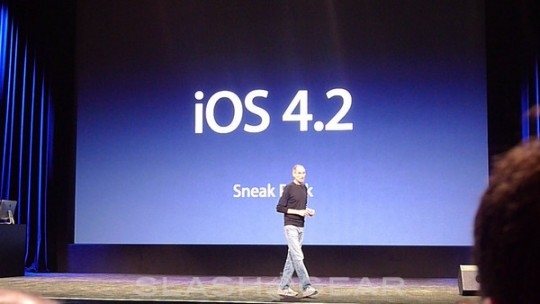 iOS 4.2 disponible dès maintenant!