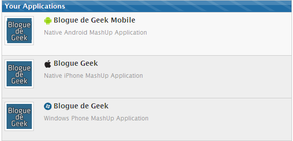 screen1 - AppMakr, ou comment créer une application mobile en 5 minutes [Test]
