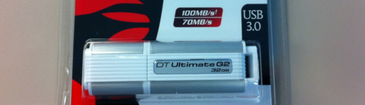 kingston dt ultimate g2 entete 520x150 - Kingston DT Ultimate 3.0, clé USB 3.0 [Test]