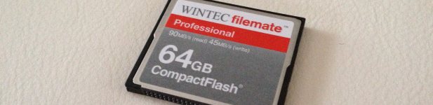 Carte Compact Flash Wintec FileMate Profesionnal 64Go [Test]