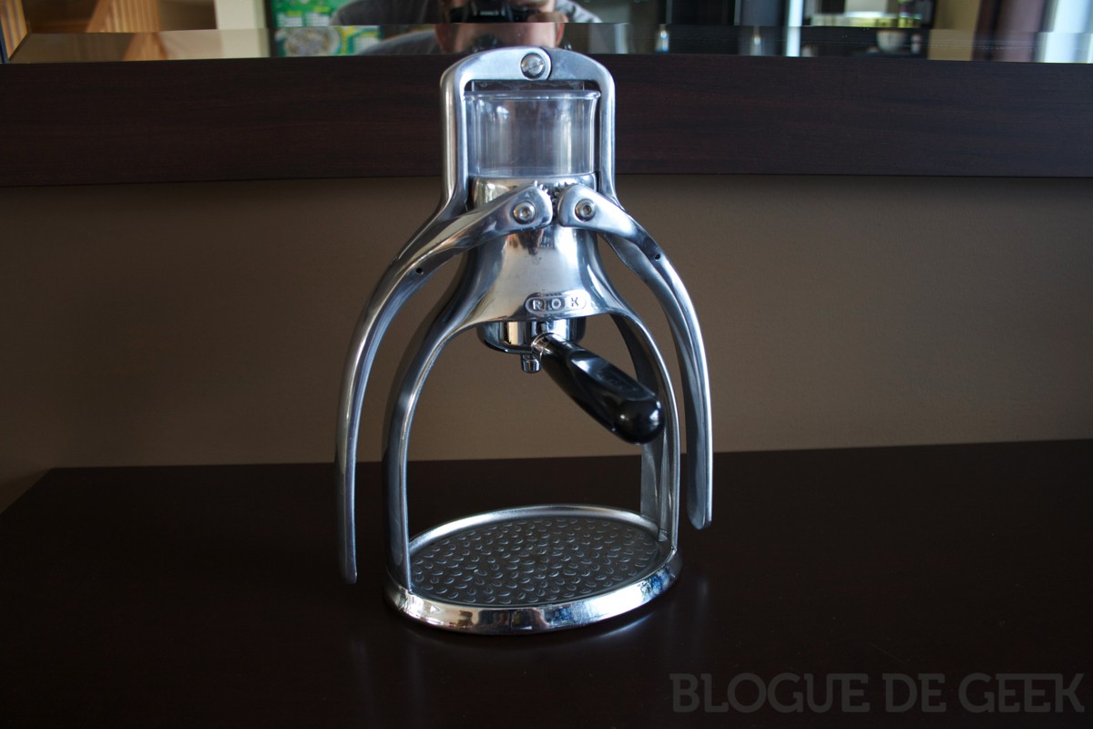 Test de la ROK, machine à expresso manuelle