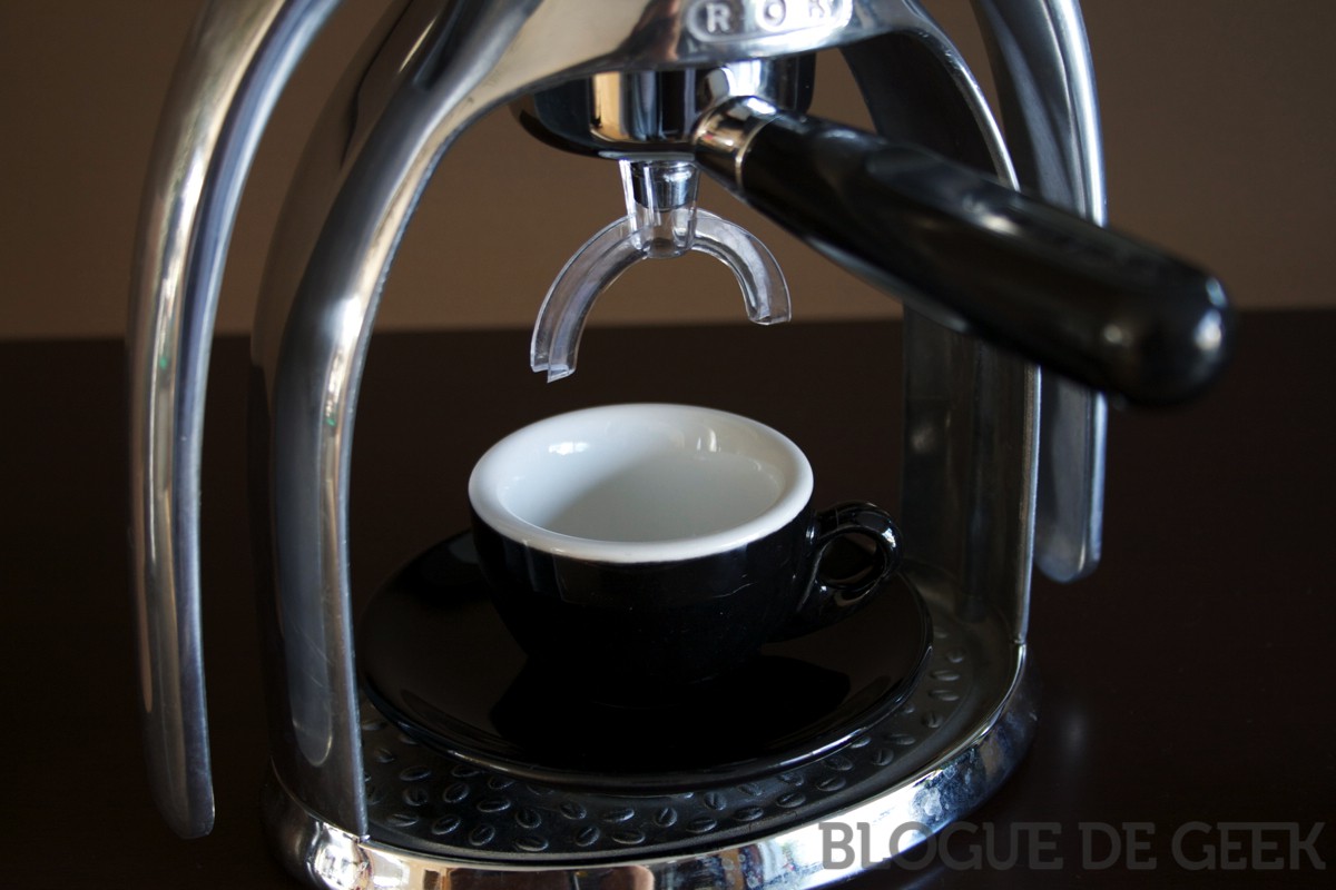 Test de la ROK, machine à expresso manuelle
